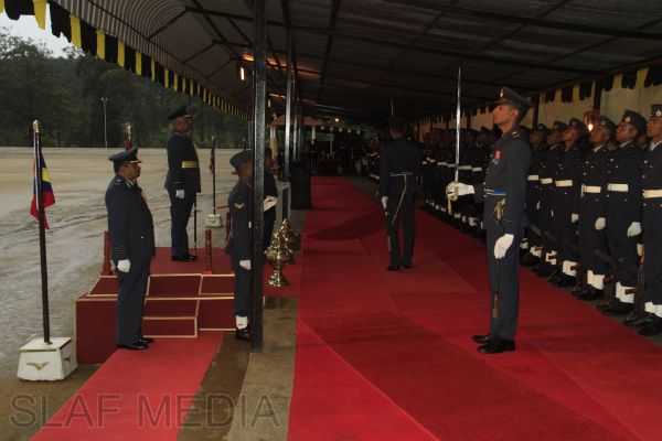 The Commissioning and Passing Out Parade at SLAF Diyatalawa